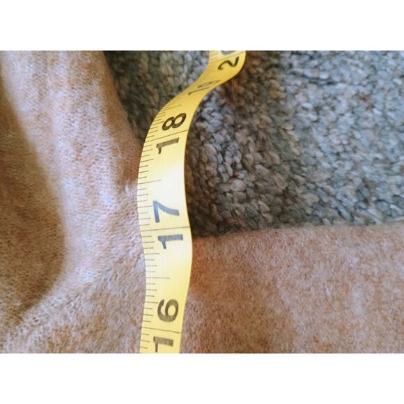 Banana Republic Aire Wrap-Front Sweater wool blend tan beige ballet Core neutral - Picture 10 of 10